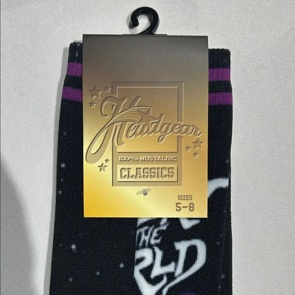 Juice Wrld‎ Black Graphic Crew Socks